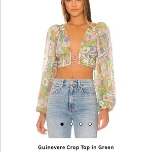 For Love & Lemons Guinevere Top size Medium